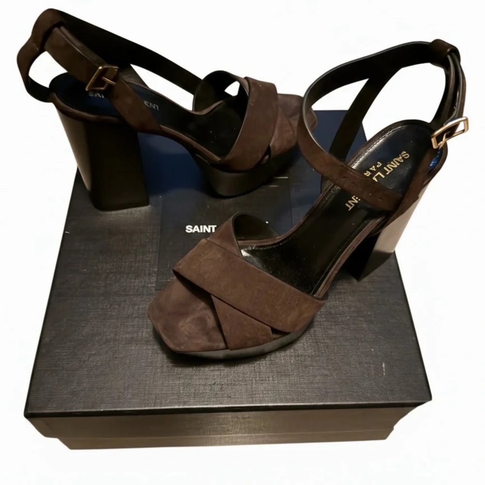Chic Brown Heels for Women - Picture 2 of 3
